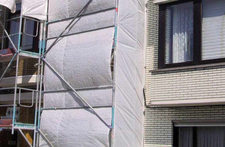 Bâche pour échafaudages 140 g/m²