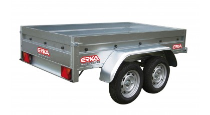 Bâche Remorque Erka NFB 254 – 257 X 135 X 10 Cm – PVC 640g/m² étanche & Renforcé – Gris – Fabrication Française