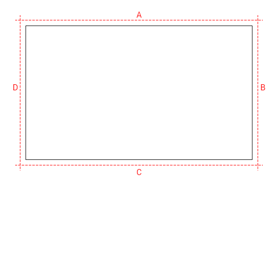 Bâche plate PVC 670 gr/m² 6.00mx4.00m Blanc - 1066 - RAL:9016