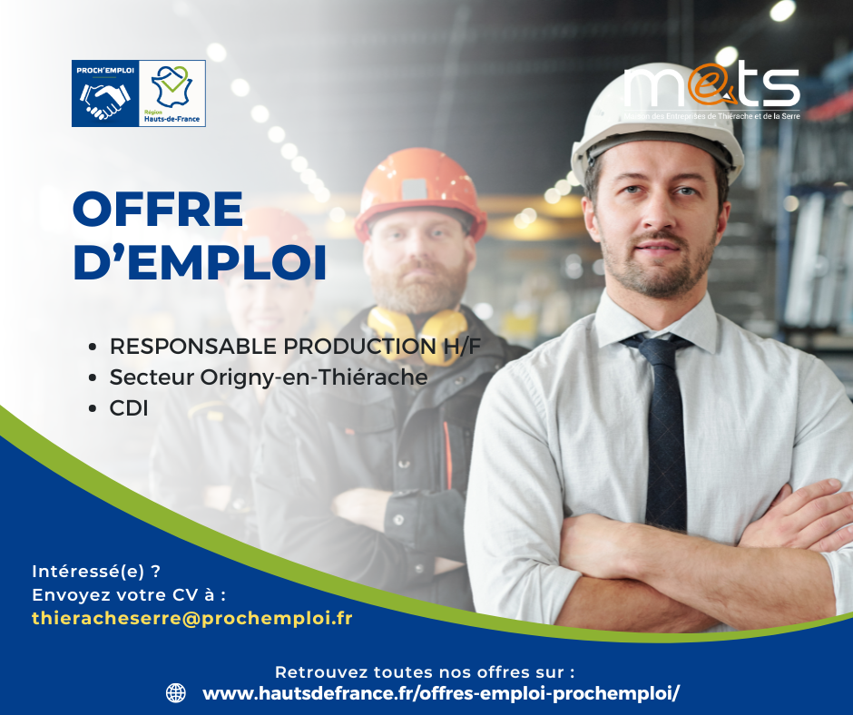RESPONSABLE DE PRODUCTION H/F - 46458