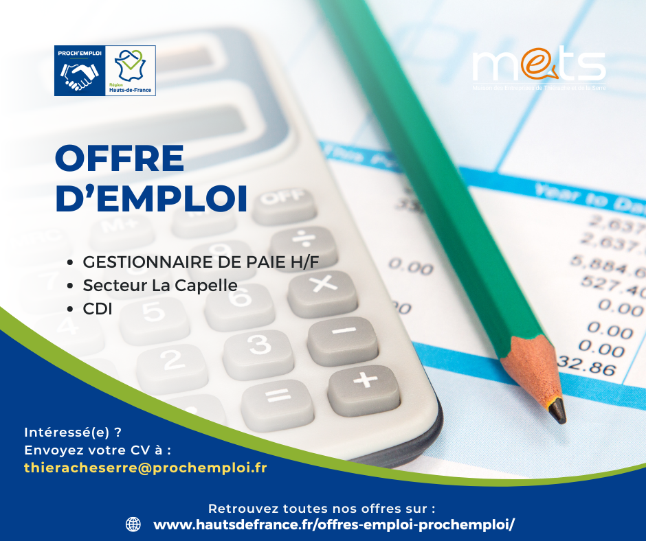 GESTIONNAIRE DE PAIE H/F - 46485