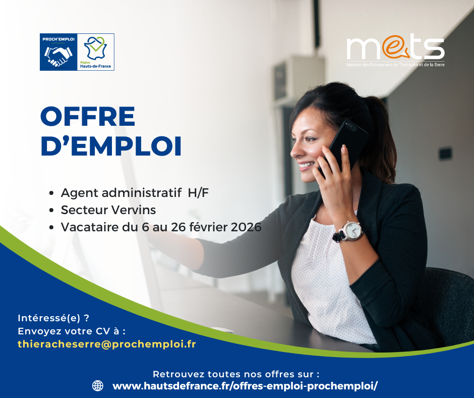 AGENT ADMINISTRATIF H/F - 47030