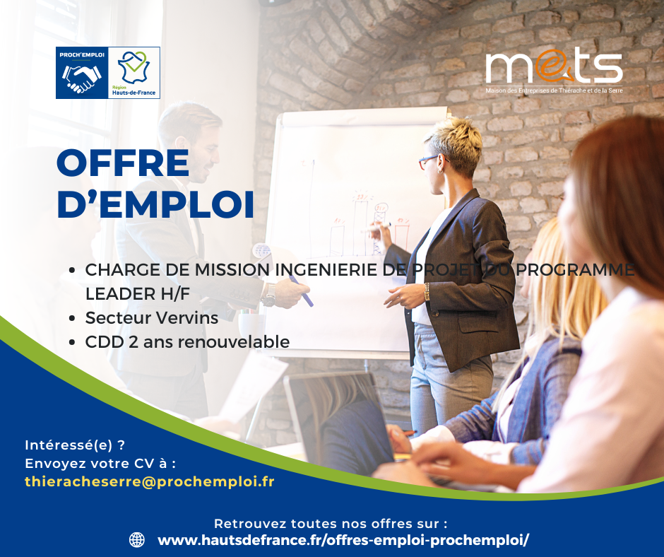 CHARGE DE MISSION INGÉNIERIE DE PROJET DU PROGRAMME LEADER H/F - 47103