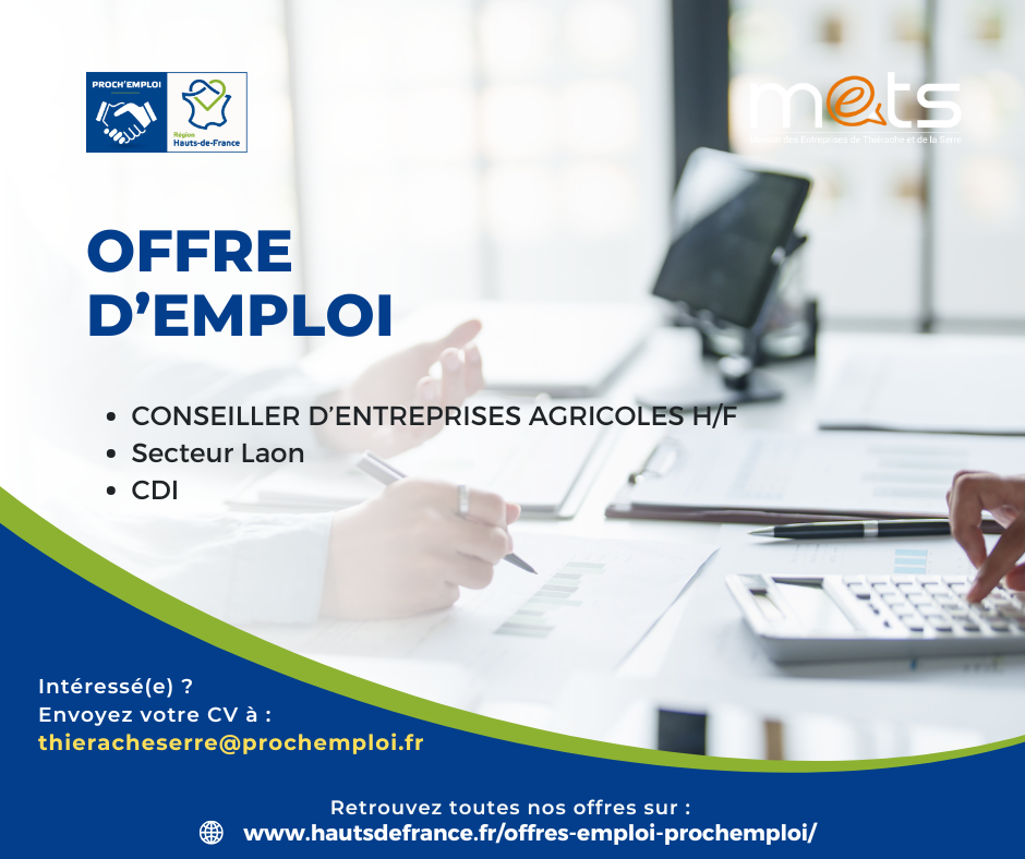 CONSEILLER D'ENTREPRISES AGRICOLES H/F - 47189