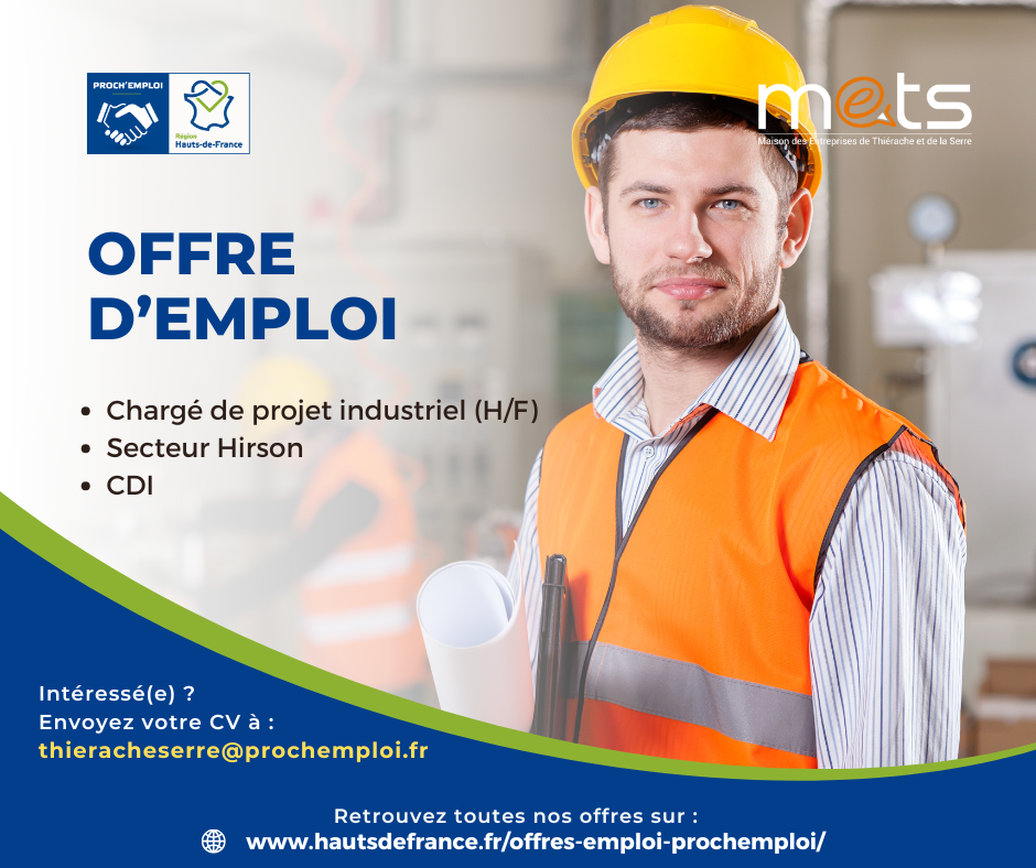CHARGE DE PROJET INDUSTRIEL H/F - 43038