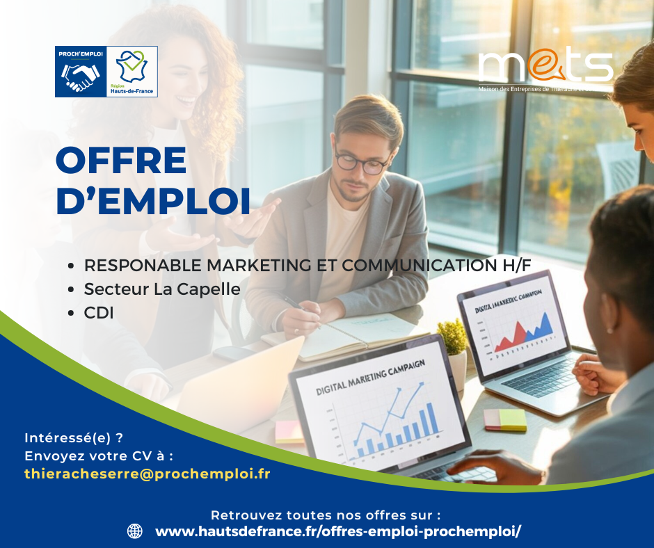 RESPONSABLE MARKETING ET COMMUNICATION H/F - 47257