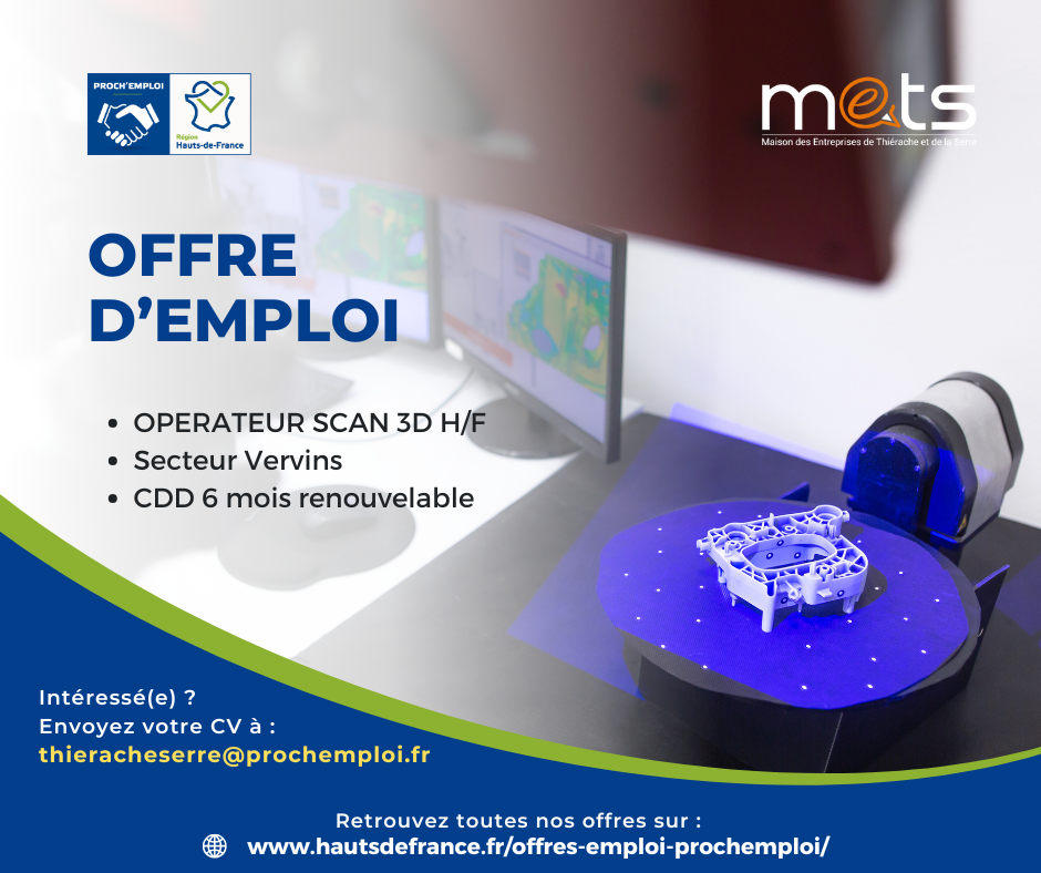 OPERATEUR SCAN 3D H/F - 47070