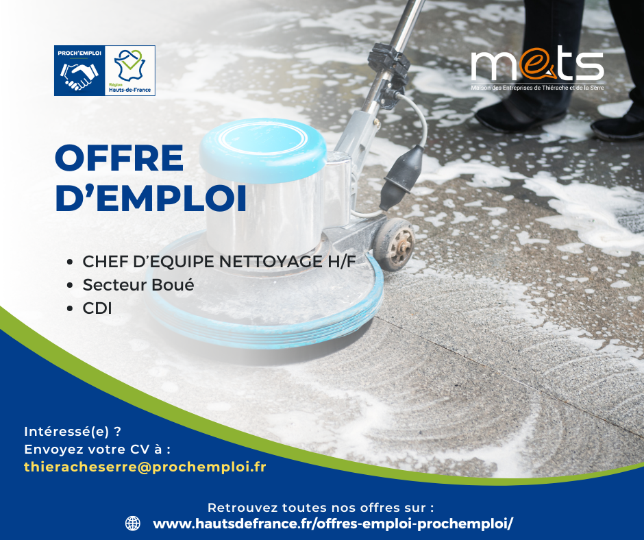 CHEF D'EQUIPE NETTOYAGE H/F - 47275