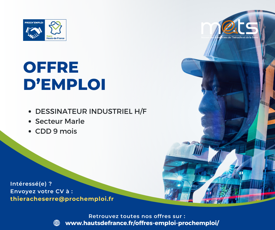 DESSINATEUR INDUSTRIEL H/F - 47318