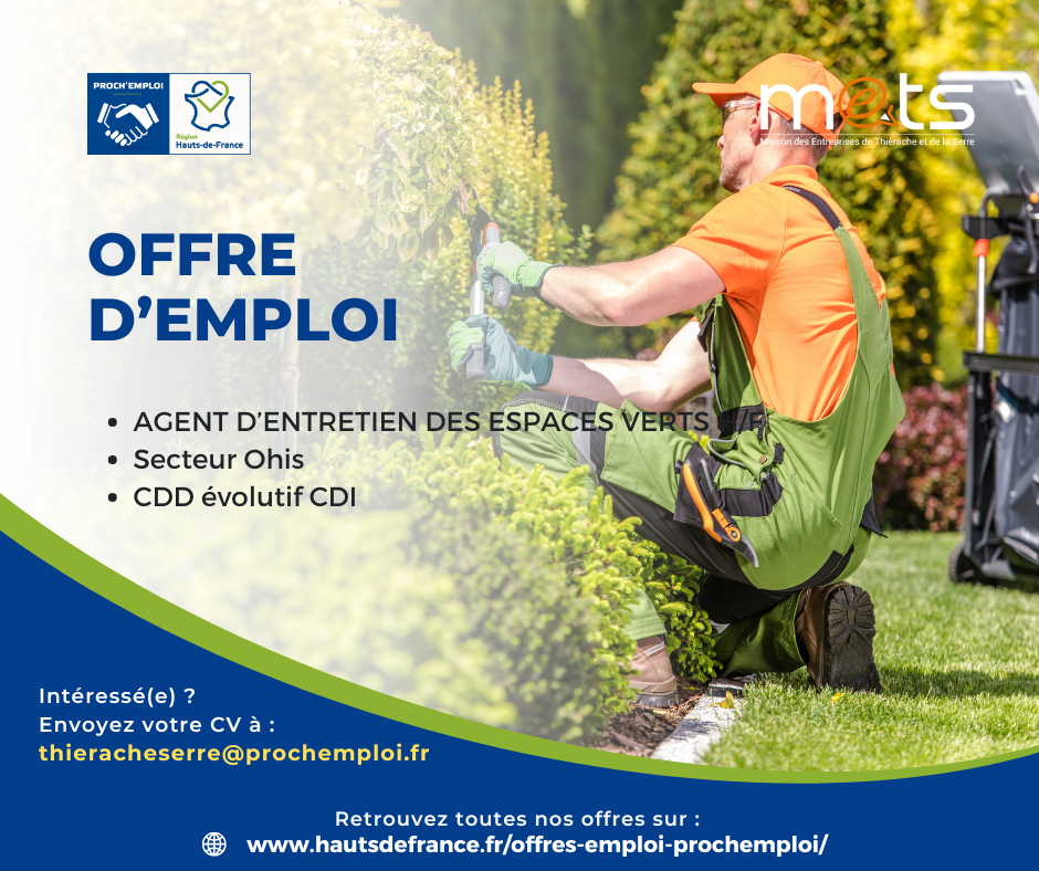 AGENT D'ENTRETIEN DES ESPACES VERTS H/F - 47441