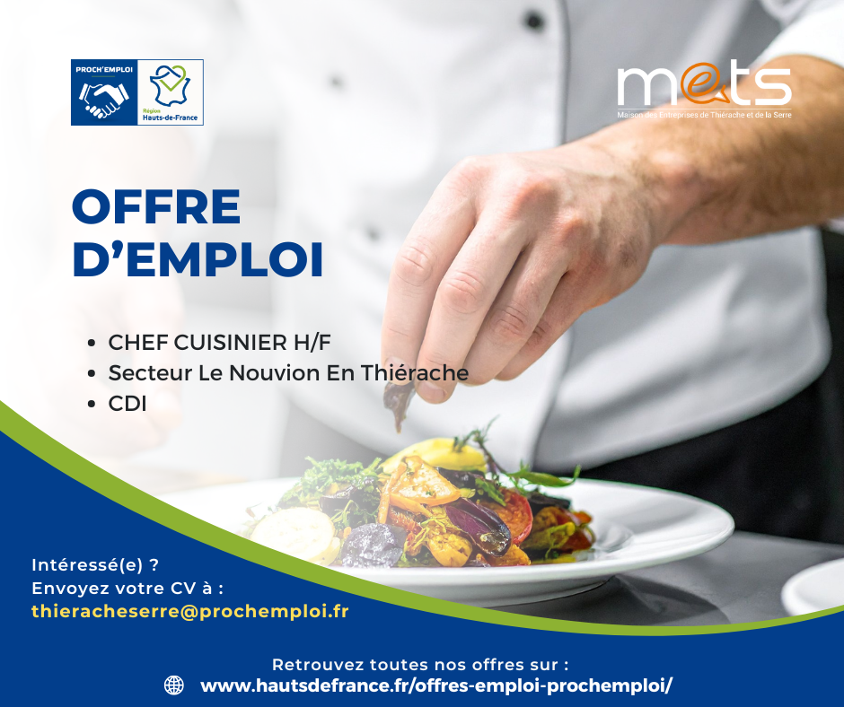 CHEF CUISINIER H/F - 47801