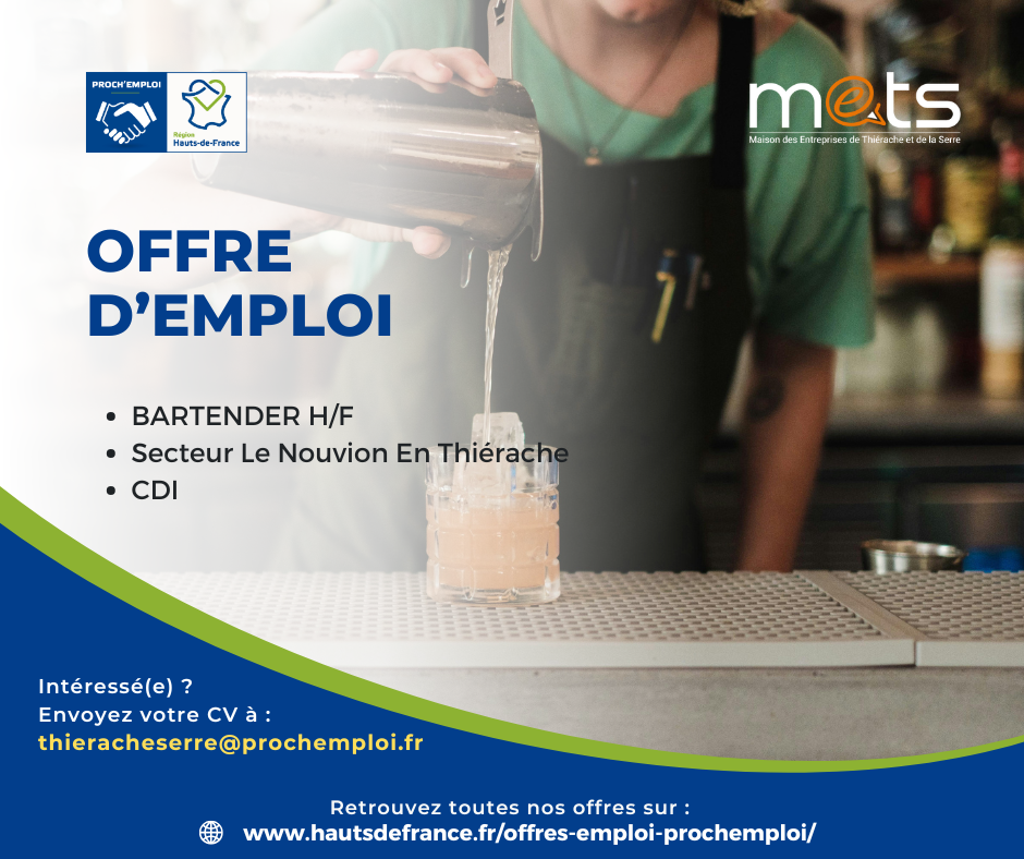 RESPONSABLE BAR ET COCKTAIL H/F - 47803