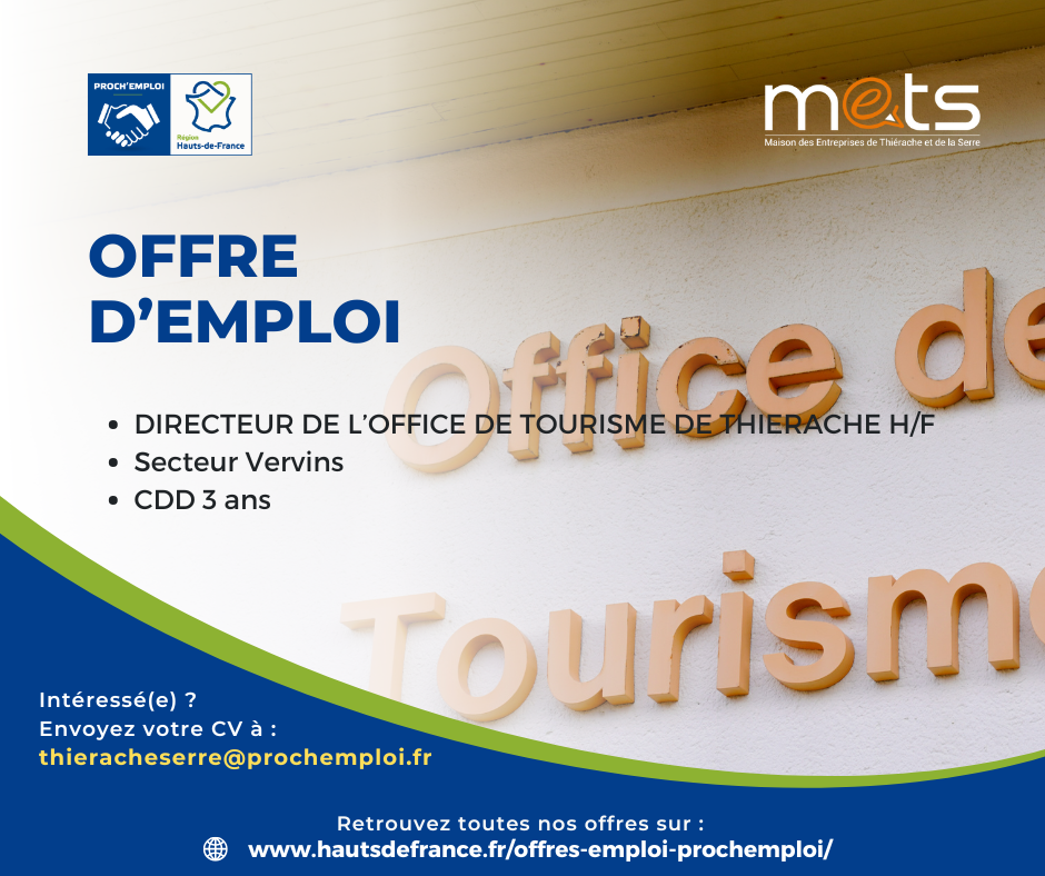 DIRECTEUR / DIRECTRICE DE L'OFFICE DE TOURISME DE THIÉRACHE - 48235