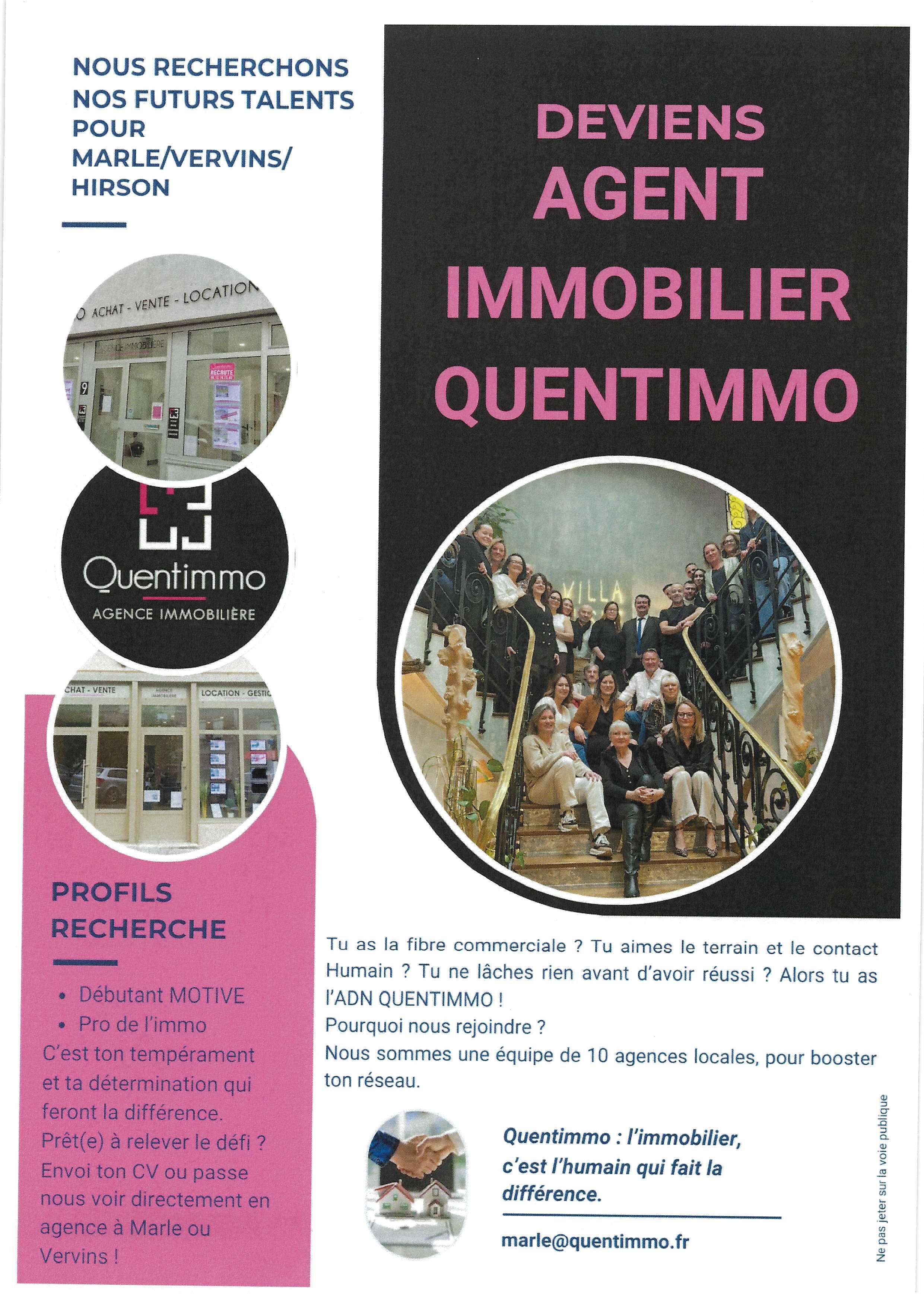 DEVIENS AGENT IMMOBILIER QUENTIMMO