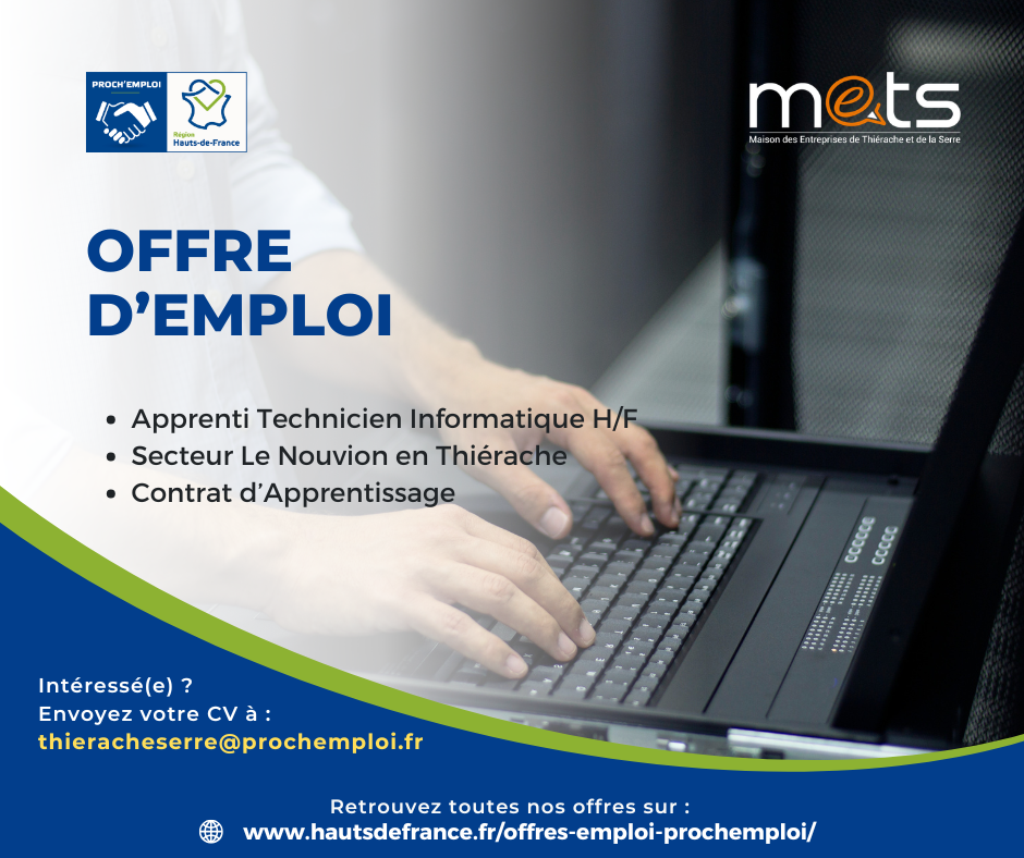 APPRENTI TECHNICIEN INFORMATIQUE H/F - 48419