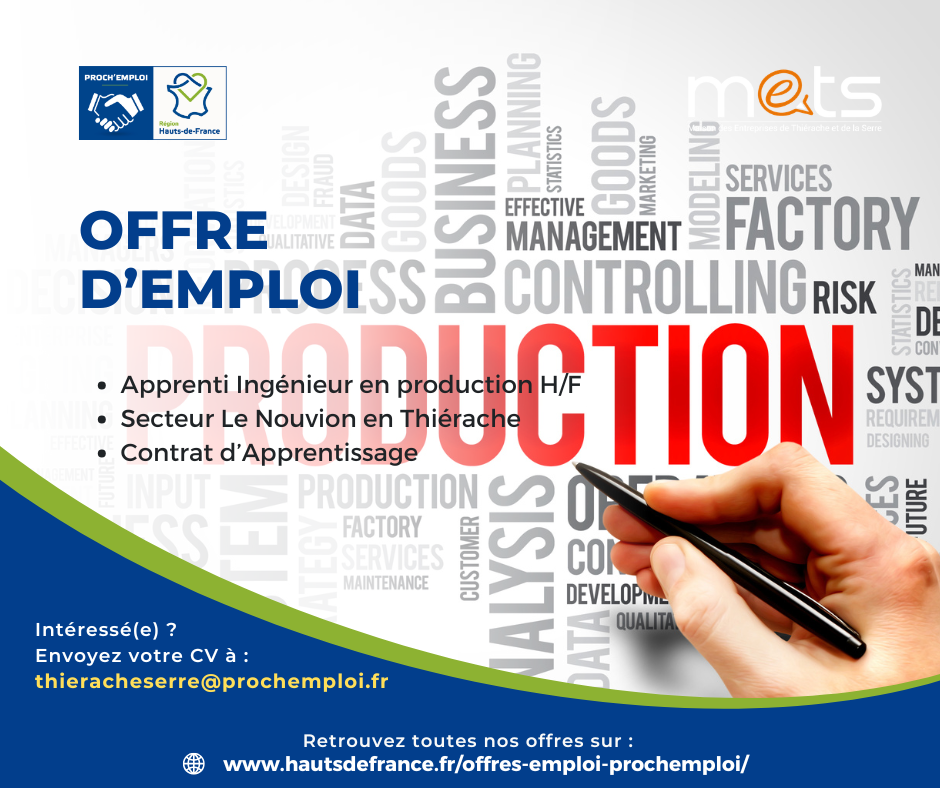 APPRENTI INGENIEUR EN PRODUCTION H/F - 48425