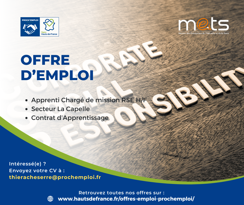 APPRENTI CHARGÉ DE MISSION RSE H/F - 48426