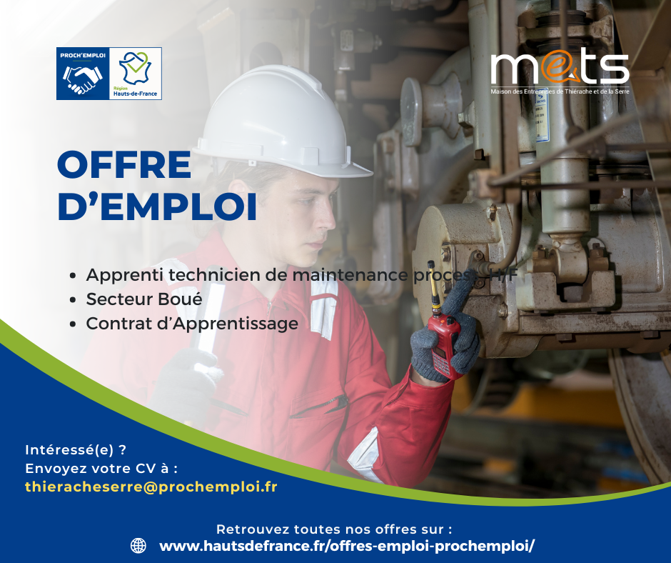 APPRENTI TECHNICIEN DE MAINTENANCE PROCESS - 48434