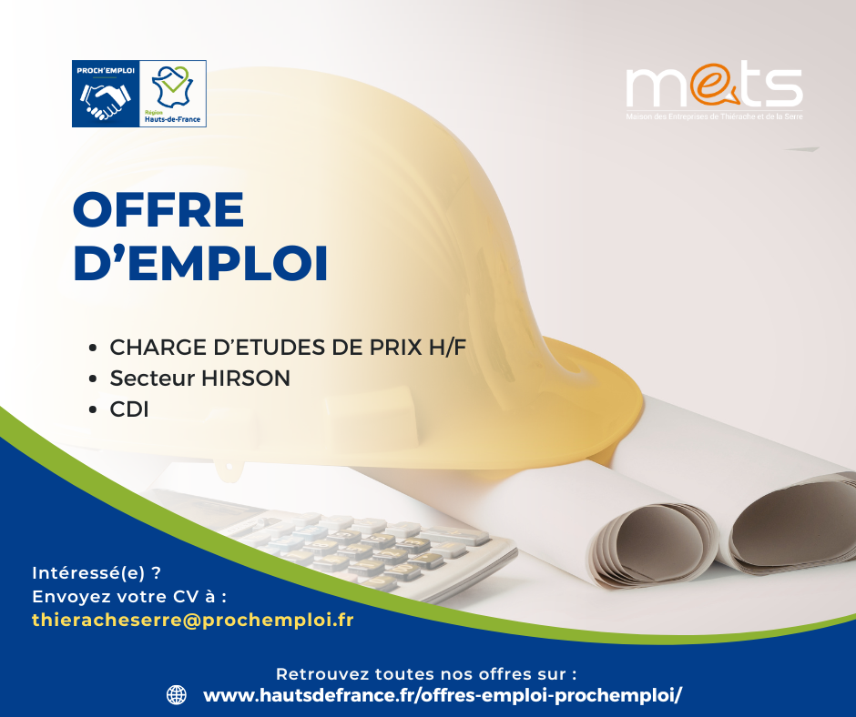 CHARGE D'ETUDES DE PRIX H/F - 48179