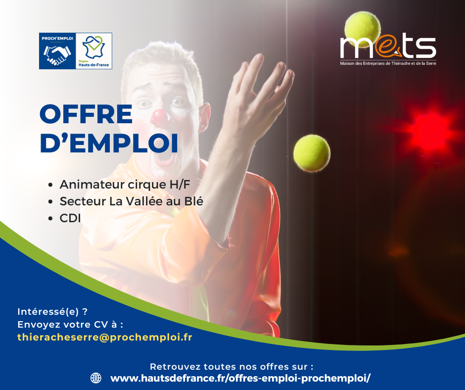 ANIMATEUR CIRQUE H/F - 48772