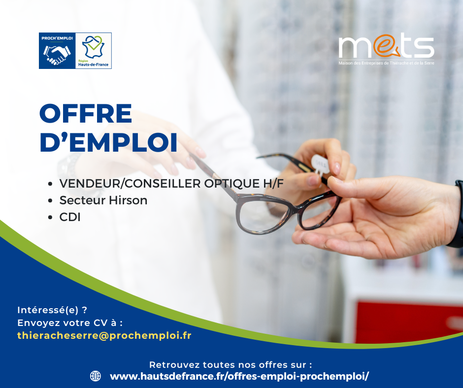 VENDEUR OPTIQUE H/F - 48540