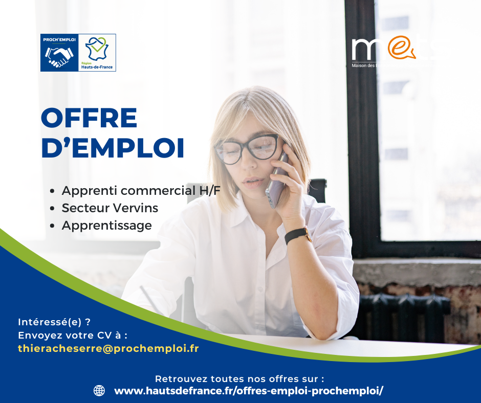 APPRENTI COMMERCIAL H/F - 48774