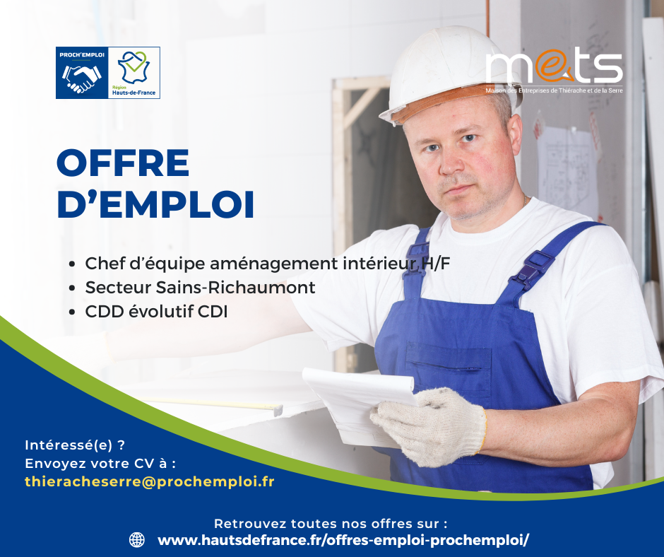 CHEF D'EQUIPE AMÉNAGEMENT INTÉRIEUR H/F - 49094