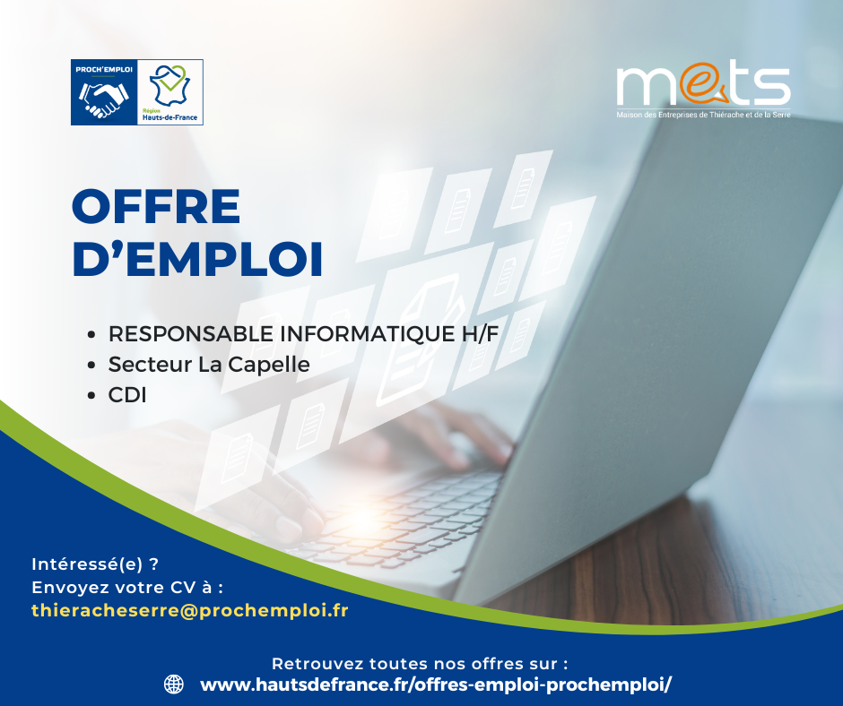 RESPONSABLE INFORMATIQUE H/F - 49618
