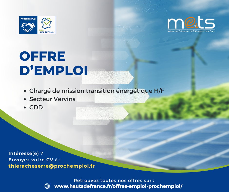 CHARGÉ DE MISSION TRANSITION ÉNERGÉTIQUE H/F - 49718
