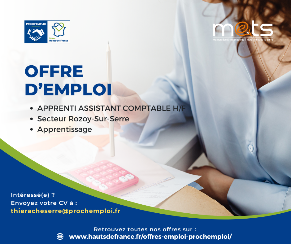APPRENTI ASSISTANT COMPTABLE H/F - 49824