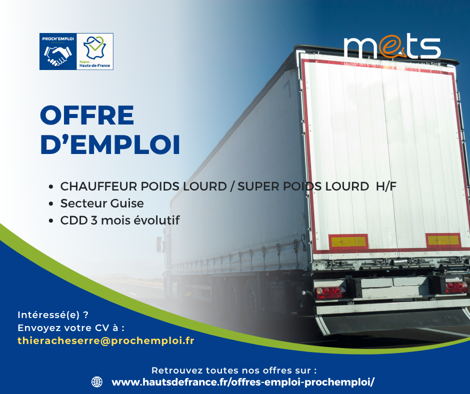 CHAUFFEUR POIDS LOURD / SUPER LOURD H/F - 50308