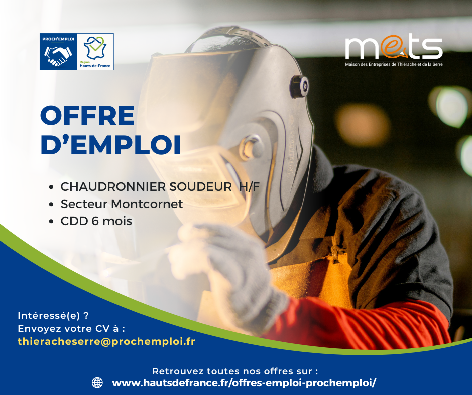 CHAUDRONNIER SOUDEUR H/F - 50419