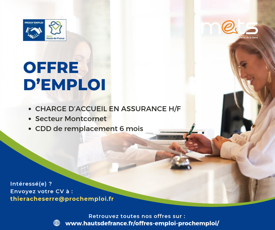 CHARGÉ D'ACCUEIL EN AGENCE H/F - 50663