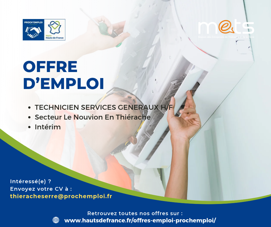TECHNICIEN SERVICES GENERAUX H/F