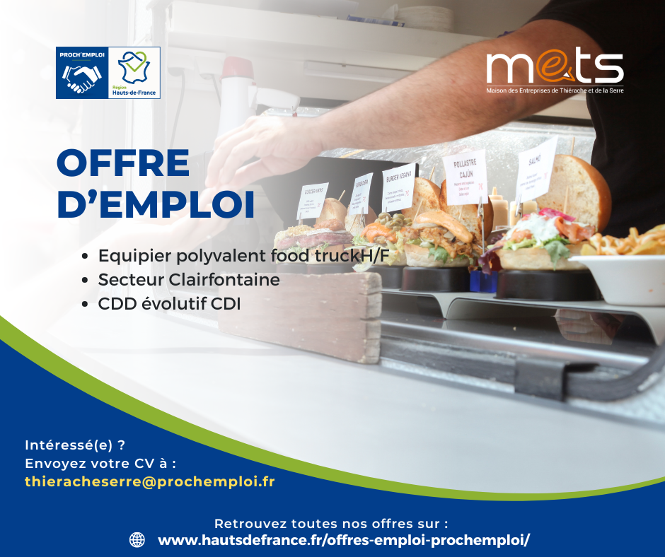 EQUIPIER POYVALENT DE FOOD TRUCK H/F - 44620