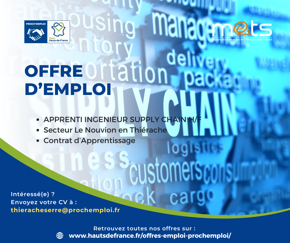 APPRENTI INGENIEUR SUPPLY CHAIN H/F - 44787