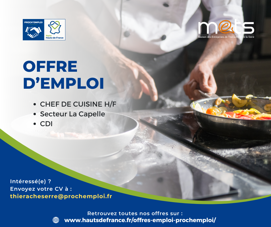 CHEF DE CUISINE H/F - 44803