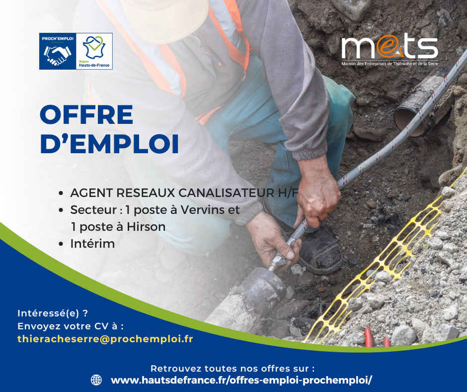 AGENT RESEAUX (CANALISATEUR) H/F - 44922