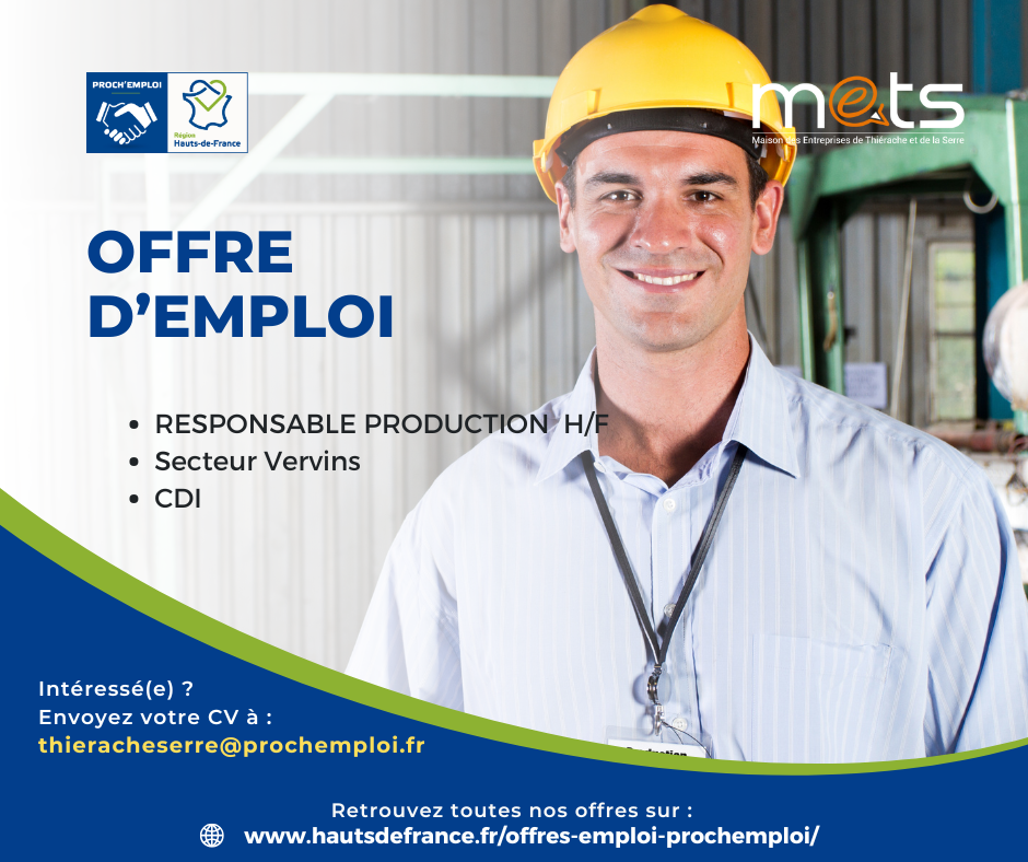 RESPONSABLE DE PRODUCTION H/F - 44941