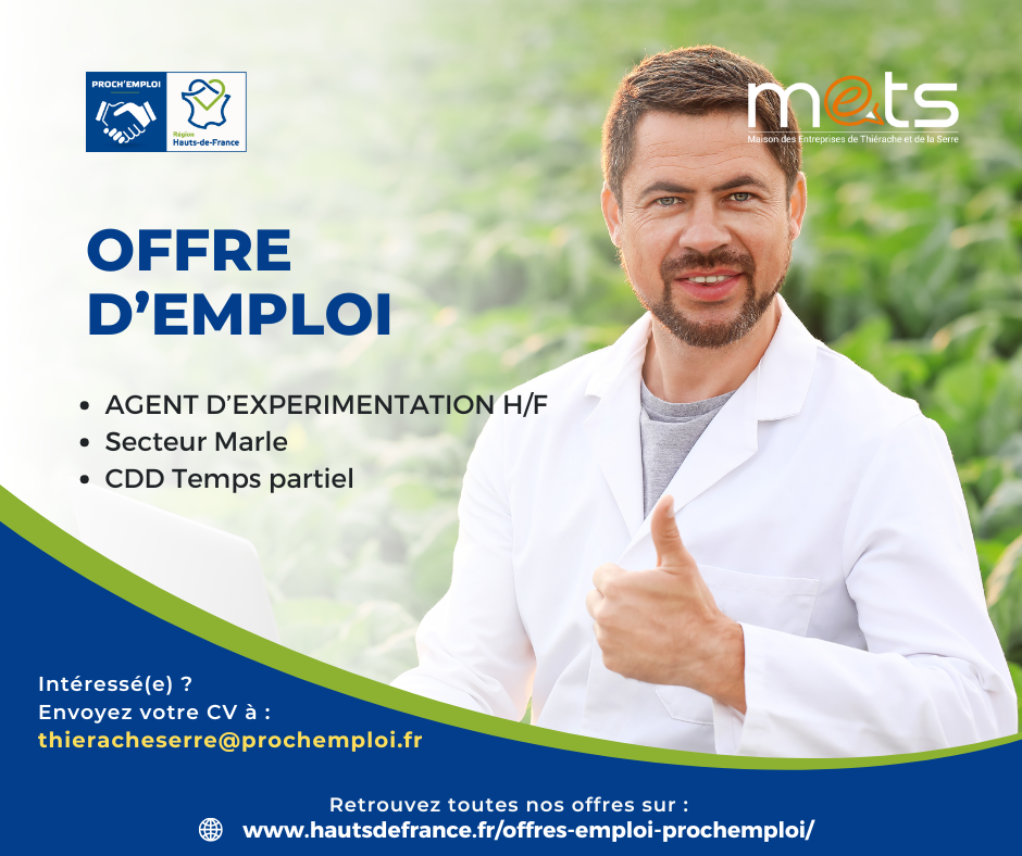 AGENT D'EXPERIMENTATION H/F - 43195