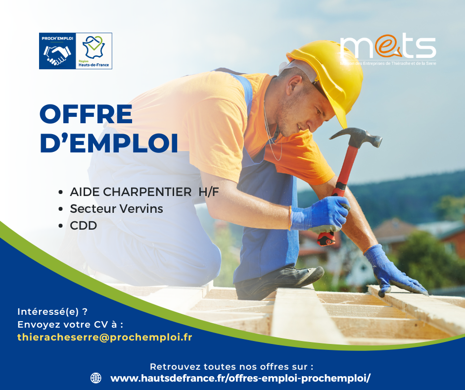 AIDE CHARPENTIER H/F - 45018