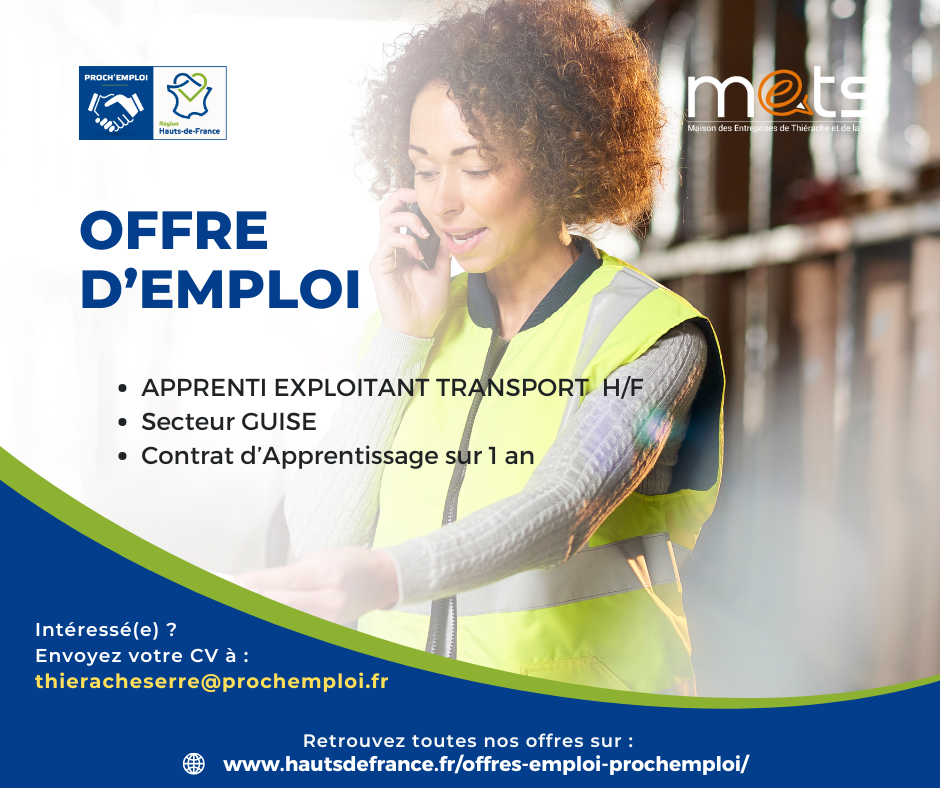 APPRENTI EXPLOITANT TRANSPORT H/F - 45022