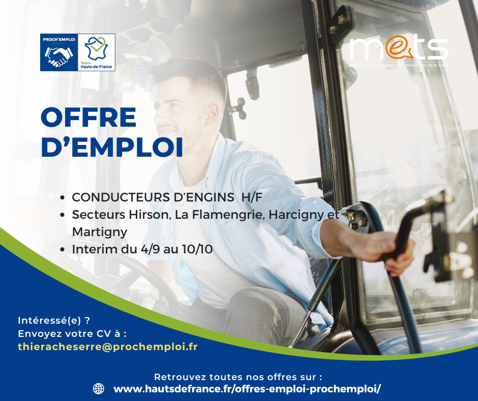 CONDUCTEUR D'ENGINS H/F - 45024