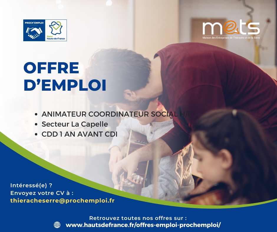ANIMATEUR COORDINATEUR SOCIAL H/F - 45346