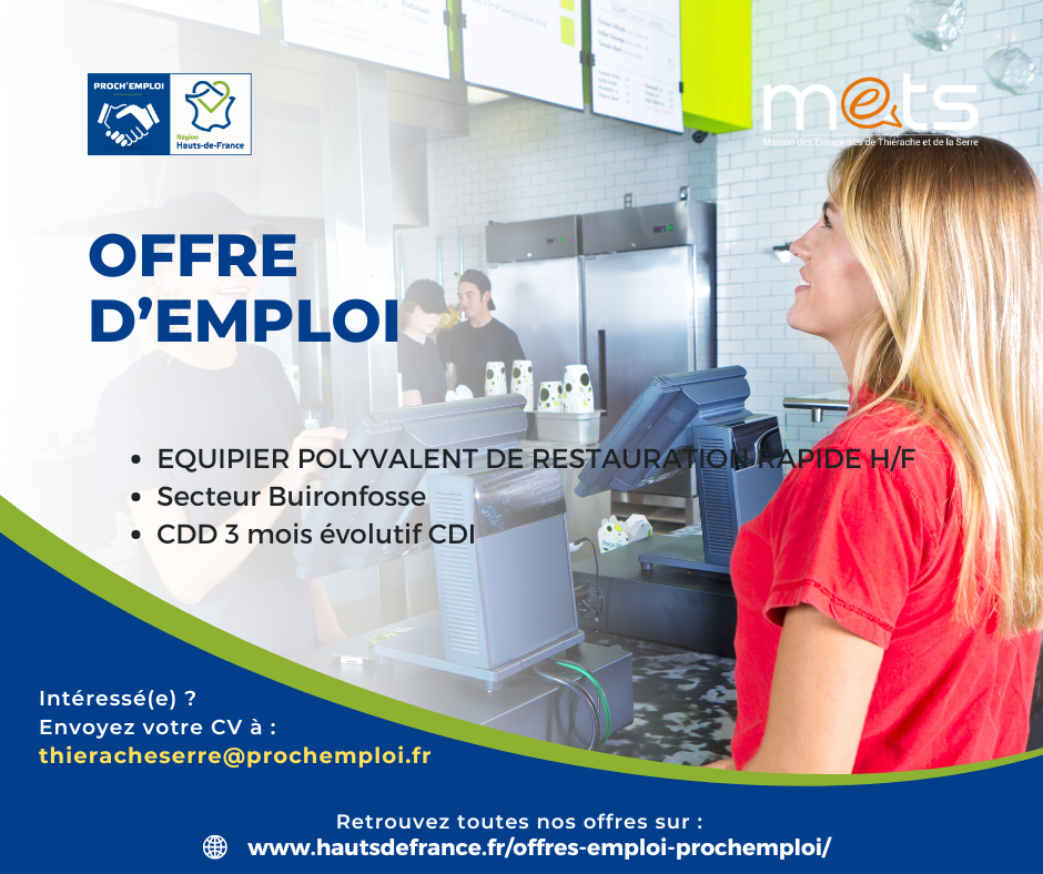 EQUIPIER POLYVALENT DE RESTAURATION RAPIDE - 45646
